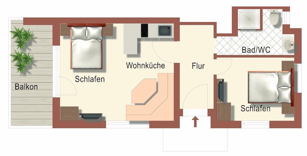 Fewo Burgstaller Tröpolach Chambre photo